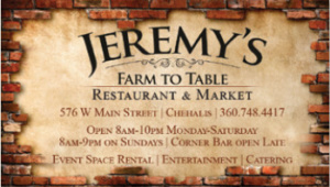 Jeremy&#039;s Farm to table Restaurant